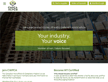 Tablet Screenshot of canadianpallets.com